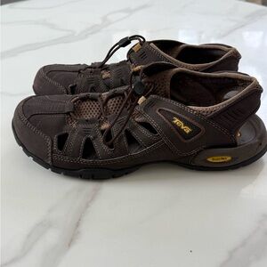 Teva Men's Dark Brown Outdoor Sandals